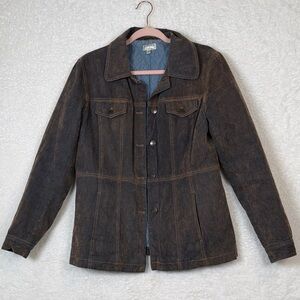Y2K Over Dye Western Barn Jacket Size M Rodeo Quilted Lining Giacca Gallery